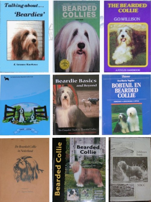 bearded collie boeken